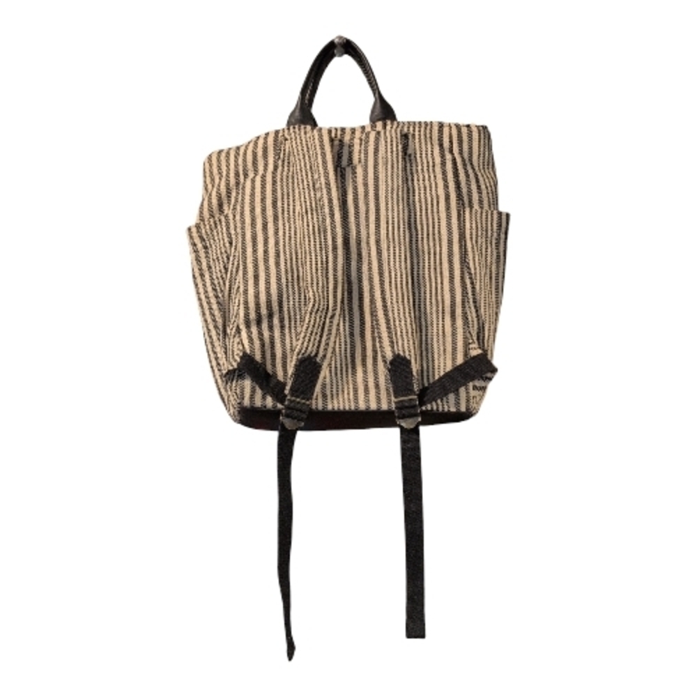 Universal Thread Striped Black and Tan Backpack - Picture 2 of 5